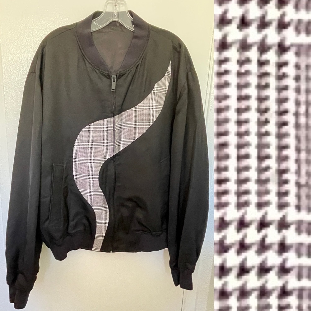 Rare ALEXANDER McQUEEN Runway BOMBER JACKET Size 54
